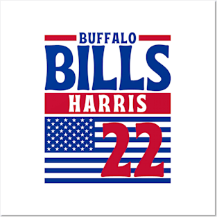 Buffalo Bills Harris 22 American Football Team Posters and Art